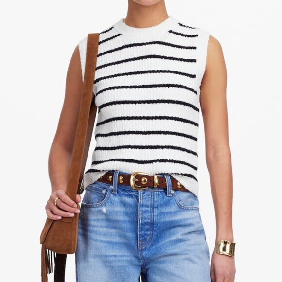 Madewell Bouclé-Knit Sweater Tank Size XS - Picture 1 of 12